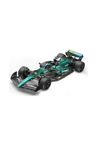 Kumandalı Şarjlı Işıklı Full Fonksiyon 1:14 2.4g Formula 1 Aston Martin Aramco Oyuncak Araba Çok Renkli