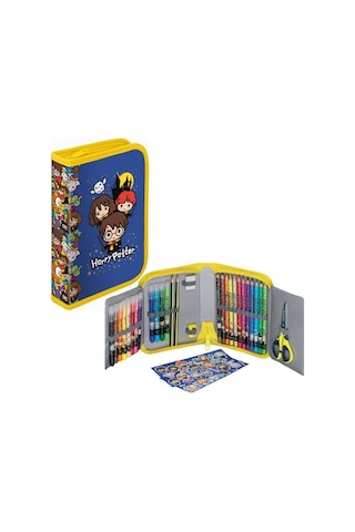 Harry Potter Dolu Kalem Kutusu Tek Gözlü Çok Renkli