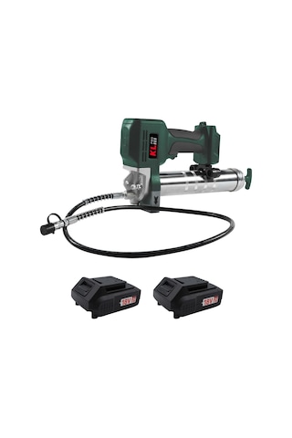 Klpro KLGT 18-20 18V 2.0Ah. Çift Akülü Şarjlı Gres Tabancası