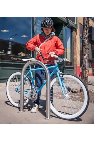 Bisiklet Park Yeri Bisiklet Park Demiri 1 Adet Gri