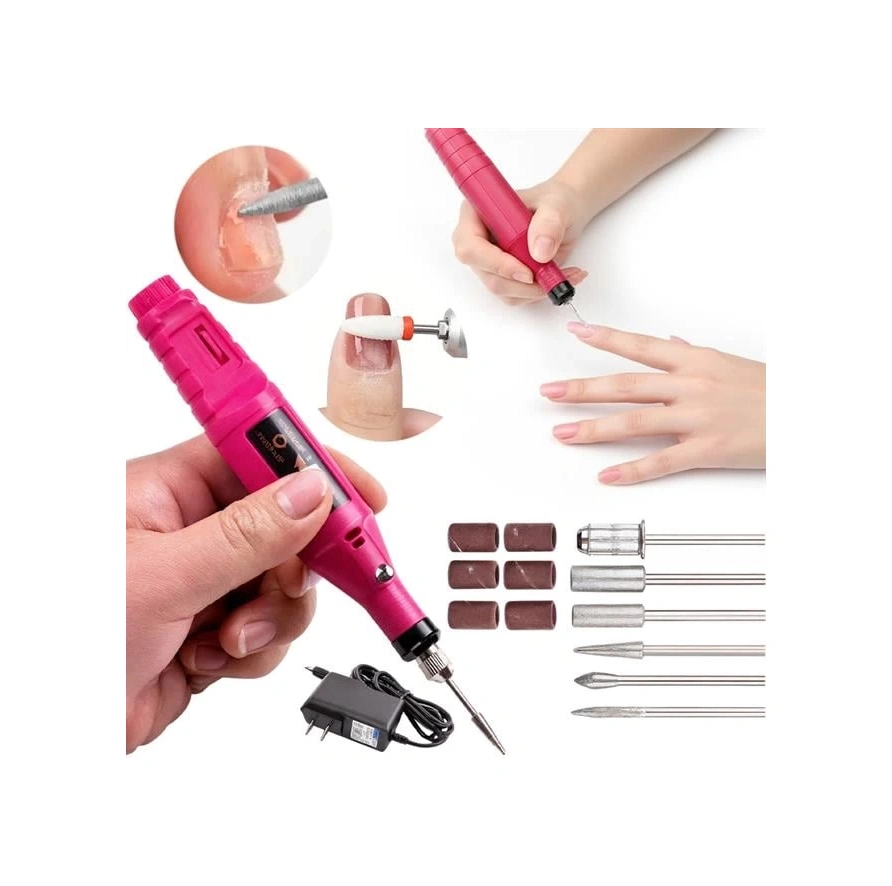 Sunup Sn-27091 Hız Ayarlı Tırnak Freze Törpü Manikür Pedikür Seti 6 Başlıklı Elektrikli Ac220v Çok Renkli