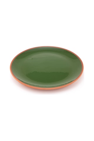 Seramik Sunum Tabağı 18 Cm Yeşil