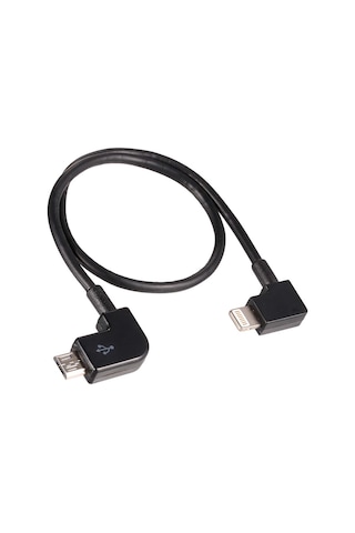 Geekyou Djı Mavic Pro Ve Spark İçin Micro Usb'den Lightning'e Dönüştürücü Kablosu - Yüksek Kaliteli, Esnek Ve Dayanıklı 27cm Uzunluk