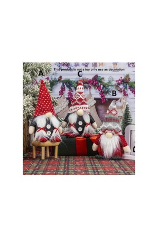 20 Cm Nordik Noel Cücesi Yılbaşı Çam Ağacı Süsü Yılbaşı Peluş Figür
