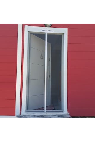 Mıknatıslı Fiberglass Yanmaz Tül Otomatik Kapı Sinekliği