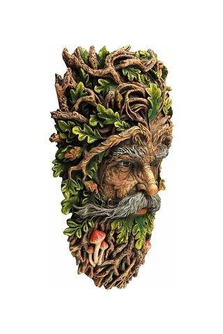 Elderwood Serisi Green Man Yeşil Adam Duvar Panosu