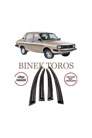 Balp Renault 12 Toros Binek Cam Rüzgarlığı 4lü