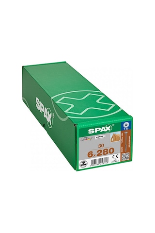 HI.FORCE, 6 x 280 mm, 50 Adet, Yarım Dişli, Pul Başlı,T-STAR plus