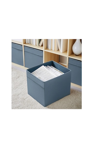 Ikea Dröna Kutu , Mavi, 33x38x33 Cm
