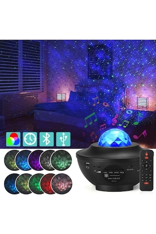 Starry Projektör Gece Lambası Çok Renkli