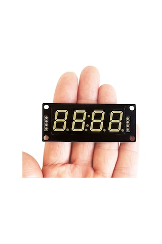 4 Basamaklı Led Gösterge Modülü 7-segment Tm1637