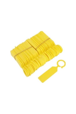 Trendooze Homyl 100 Adet Pp Sera Etiketi Sarı Bitki Bahçe Daire