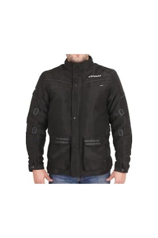 Venom Touring Pro Siyah Erkek Motosiklet Montu