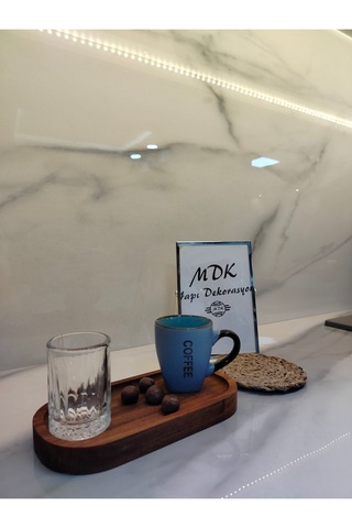 3 Lü Ahşap Fincan Seti Coffee