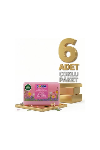 Safia Gliserinli Çiçek Bahcesi Banyo Sabunu 6x150 Gr Gliserin
