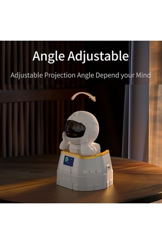 Teltree Uzaylı Desenli Bluetoothlu Yıldız Projeksiyon Lambası - Uzaktan Kumanda, Zamanlayıcı Ve Renk Ayarlamalı Odalar İçin Stüdyo Aydınlatması