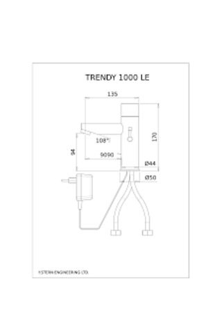 Stern 239700 Trendy Fotoselli Lavabo Bataryası