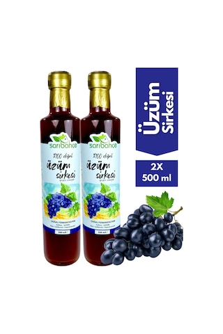 Üzüm Sirkesi 500 Ml 2'li Paket - Organik Doğal Fermantasyon