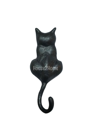 House2Home Pirinç Kedi Kapı Tokmağı, Tak Tak