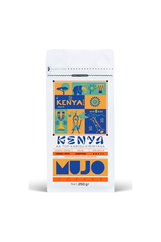 Kenya Aa Top Karigu, Kirinyaga Çekirdek Kahve-250gr-moka Pot Moka Pot