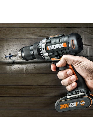 Worx WX352.9 20 V Kömürsüz Profesyonel Şarjlı Darbeli Matkap
