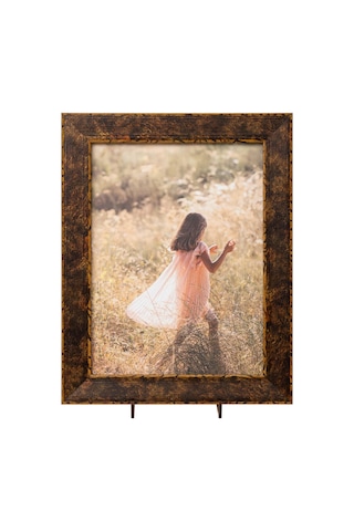 Ahşap Görünümlü Dekoratif 4'lü Fotoğraf Çerçevesi