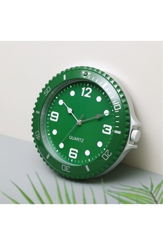 Goldenqian Duvar Saati Modern Tasarım Sessiz Kuvars Iğne Lüks Süpürme Ikinci Ev Yeşil 0m26jc ÇOk Renkli