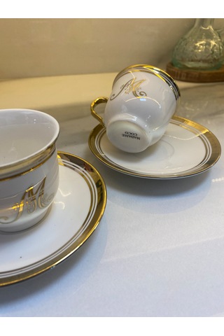 Lena 2'li Kahve Fincan Takımı - Renkli - 90 Ml