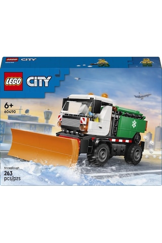 LEGO® City Kar Küreme Aracı Oyuncağı 60490 - 6 Yaş Üzeri Çocuklar için Sürücü Minifigürlü Yaratıcı Oyuncak Yapım Seti (263 Parça)