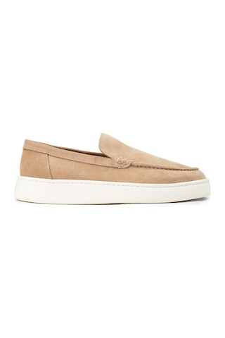 Deery Erkek Hakiki Süet Bej Loafer Ayakkabı - 04405mbeje01