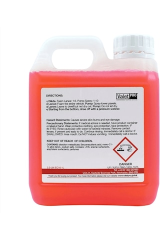 Valet Pro Yoğun Kir Sökücü Köpük - Snow Combo 2 - 1000Ml