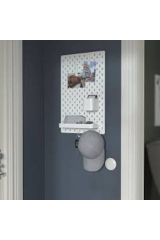 Ikea Skadis Uyumlu Beyaz Delikli Pano Duvar Organizeri Farklı Ebatlar 76 x 56 CM