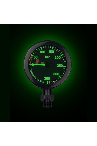 Kraken Gösterge Basınç Ölçer Kapsül Tech 52mm. Pvd Nickel