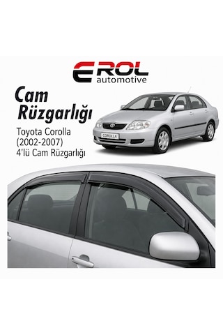 Toyota Corolla 2002-2007 4'lü Mugen Cam Rüzgarlığı