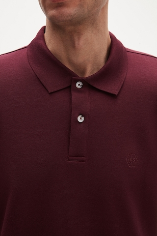 D's Damat Ds Damat Regular Fit Mürdüm %100 Pamuklu Uzun Ömürlü Kıvrılmaz Polo Yaka Nakışlı T-shirt 4hc14ort51000 MÜRDÜM
