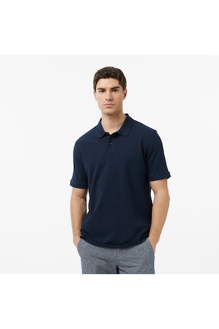 Nautica Erkek Lacivert Regular Fit Polo Yaka T-shirt Düz K65000t Lacivert