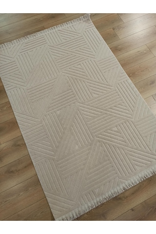 Çam Halı Talya Ty01 Bej Koridor Halısı Kesme Yolluk Mutfak Halısı Modern Salon Halısı