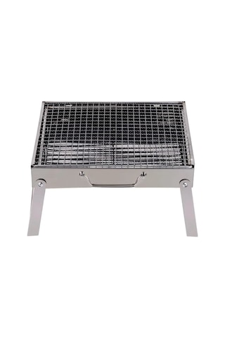 Madfox Roadtrip Portatif Katlanır Bbq Mangal Gümüş