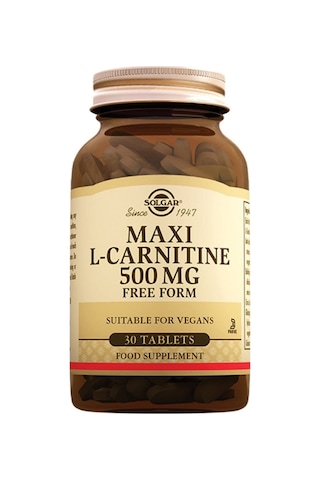 Solgar Maxi L-Carnitine 500 mg L-Karnitin 30 Tablet