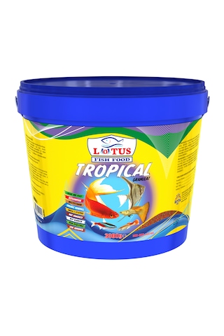 Tropical Mix Granulat 3kg Kova Balık Yemi, Flora 200g Pul