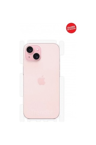 Apple iPhone 15 Uyumlu Arka Ve Yan Koruyucu Tpu Film