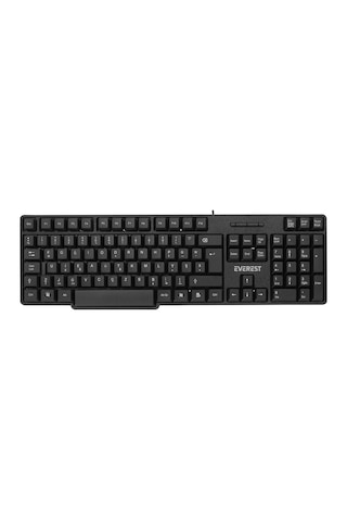 Everest Kb-517u Siyah 2mt Bakır Kablolu Usb F Sta