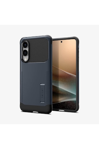 Spigen Samsung Uyumlu Galaxy S25 Edge İle Uyumlu Kılıf Slim Armor Metal Slate