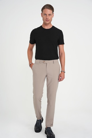 Efor Comfort Fit Beli Lastikli Esnek Vizon Spor Pantolon P 1189 Vizon