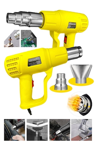 Bakır Sargılı Rezistans 2 Kademeli Sıcak Hava Tabancası