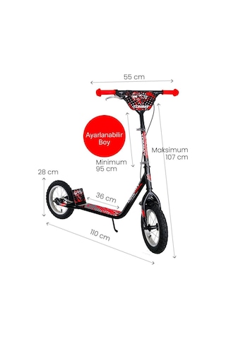 Tommybaby İkon 12 Jant Scooter