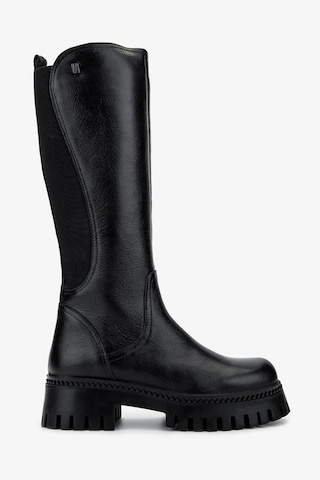 Valmenti Kadın Hakiki Deri Siyah Floter Casual Çizme 322 2251804 Bn Czm Sk24-25 Sıyah Fltr Siyah Deri