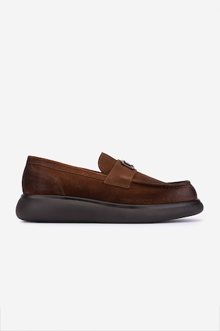 Valmenti Erkek Hakiki Deri Taba Loafer Ayakkabı 1171 260-04 Erk Ayk Sk25-26 Taba Pstl Esk Suet Taba