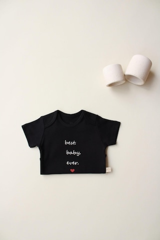 Oh La La Koala Baby Nakışlı Kısa Kollu Body Zıbın Siyah