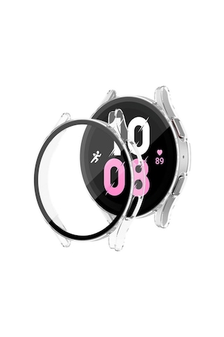 Samsung Uyumlu Galaxy Watch 5 44mm Sert Pc Kasa Ve Ekran Koruyucu Zore Watch Gard 14